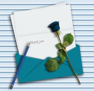 конверт с бумагой, карандаш и роза. иллюстрация