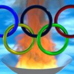Олимпийские кольца. иллюстрация
