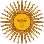 Солнечный диск с лицом. иллюстрация