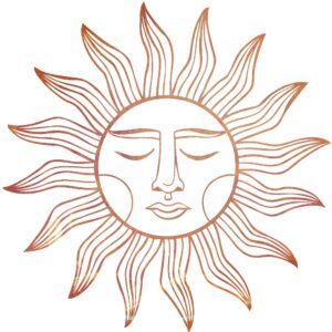 Силуэт солнца с изогнутыми лучами и с лицом. иллюстрация